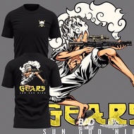 Tactical Luffy Gear 5 Tshirt Jersey