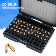 ZONESUN Changeable A-Z 0-9 Letter Number Kit for Date Coding Machine Ribbon Stamping Printer ZY-RM5 