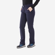 QUECHUA Women’s warm and water-repellent hiking trousers, SH500 - Blue