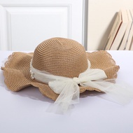 Women's hat sun hat grassCaps female beach hats travel sun hat vacation sun hat big brim UV hat H31
