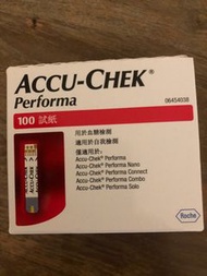 Accu chek  Performa ,Accu- chek . Blood glucose strip 100 Roche for Diabetics
