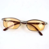 Jean-Paul Gaultier 復古方形太陽眼鏡 58-0030，銀色淨CLEARブラウン，日本製造，品相極佳。