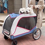 Dog Stroller Medium Large Dog Stroller Portable Foldable Dog Outing Stroller Removable and Washable Portable Pet Stroller