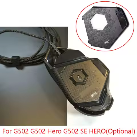Mouse Weight Compartment Door Cover Replacement Shell Mouse Case for Logitech G502 / G502 Hero / G50