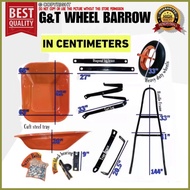 ◩ ⊙ ♒ HEAVY DUTY G&T CART WHEEL BARROW / KARITILYA FOR GARDENING AND CONTRUCTIONS ( HENDRYMALL )