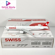 JC Wings XX40320 1: 400 Swiss Airlines B777-300ER HB-JNG Alloy Model
