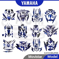 MOVISTAR 2018 YAMAHA Cover Set 125Z NVX EGO LC S Fi Avantiz 135LC V6 V8 SRL 115 NOUVO Y15ZR FZ150 Y16 LC Body Coverset