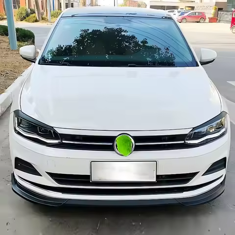 Front Bumper Splitter Lip Diffusers UV Coat Spoiler For VW Polo MK5 6R TSI TDI Standard 2009-2017 & 