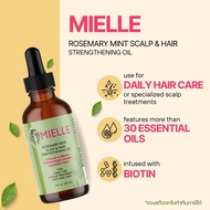 🇺🇸🌿ของแท้อเมริกา​แนะนำใช้ของแท้ค่ะ🌿MIELLE Rosemary Mint Scalp & Hair Strengthening Oil​ 59ml