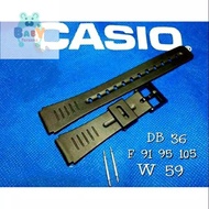 CASIO DB36 DB-36 F91 F95 F105 AW59 F-91 F-95 F-105 WATCH STRAP