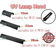 【Must Have】Aquarium UV Lamp Cover UV Light Germicidal Lamp Hood Fish Pond Disinfection Light Barrier