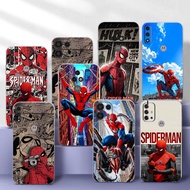 Spider Man Soft Transparent Phone Case LG Lite Q510 Q92 Stylo 6 Stylo 7 V40 V50 V60 ThinQ Velvet G9 