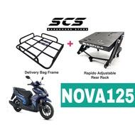 Tapak Monorack Rapido AVETA NOVA 125 Food Delivery Bag Bracket Base Transformer Accessories Motor AV