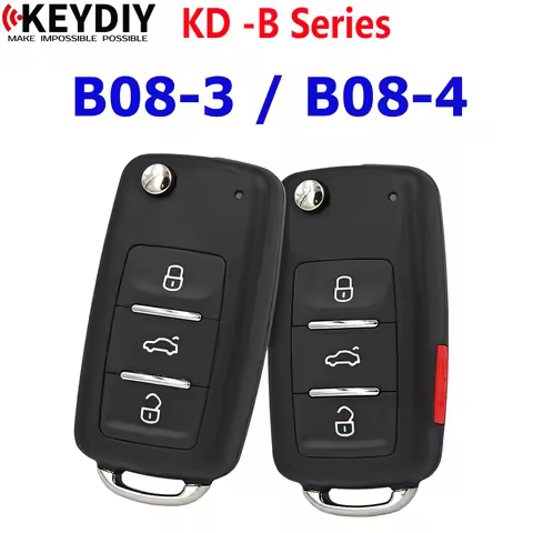 KEYDIY B-Series B08-3 B08-4 B08-3+1 Original 3/4 Buttons Universal Remote Control Key for KD-X2 KD90