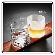 (TablewareSupply)300ml Twist Whiskey Glass Brandy Glass Rock Glass Juice Glass Bar Glass玻璃威士忌杯白兰地杯色酒杯果汁杯