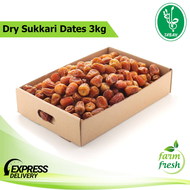 DRY SUKKARI DATES/KURMA SUKKARI KERING /WHOLESALE/BORONG/3KG