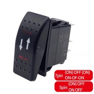 12v/24v Marine Rocker switch SPST/ON OFF, DPDT/(ON) OFF (ON) Waterpoof Red Led Light Bar for car Boa