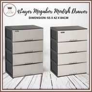 [PRE-ORDER] 4 LAYER MEGABOX MODISH DRAWER / MEGABOX DRAWER / 4L DRAWER