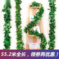 Winding Decorative Flowers Fake Leaves Vines Green Leaves Plant Pipe Vines Vines Grape Leaves Ceilin