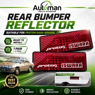 Rear Bumper Reflector Proton Saga Old Iswara LMST Bumper Reflector Blue Red Silver Orange Green OEM 