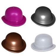 LEGO LEGO 95674 Round Hat Top Hat Suit Hat Clown Hat Magenta Black Accessories Building Blocks