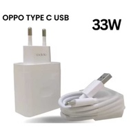 (33W) Charger Cas Oppo Reno 7 8 8T A57 A74 SuperVOOC Charger Type C Fast Charging Real Output