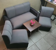 sala set rabric grey with center table