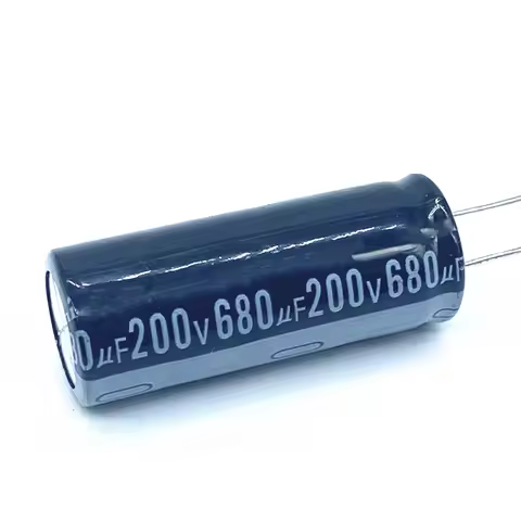 4pcs/lot Aluminum Electrolytic Capacitor 680uf 200v 680uf Size 18*50 200v680uf 20%