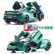 โมเดลรถ McLaren Senna ขนาดใหญ่ 124 รุ่น P1 GTR โลหะผสม จำลองรถสปอร์ต 720S ของเล่นสะสม แบบจำลองคงที่ 