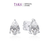 TAKA Jewellery Pear Shaped Lab Grown Diamond Earrings 10K