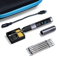 FNIRSI HS-02A Portable Soldering Iron Kit 100W Rapid Heating with Tip  
USB Powered, Digital IPS Dis