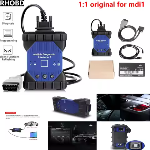 BEST 1:1 Original Double Board FORG-m MDI1 Multiple Diagnostic Interface USB WIFI HDD Software OBD2 