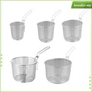 [LovoskibcMY] Stainless Steel Fry Basket, Fry Basket, Fryer, Strainer, Mini Fry Basket, Strainer, Fr