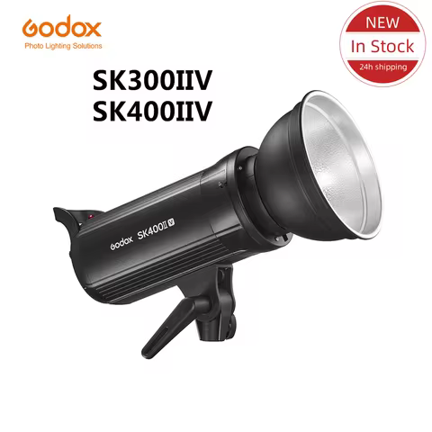Godox 300W SK300IIV SK400IIV SK300II-V SK400II-V 2.4G X System Professional Compact Studio Flash for