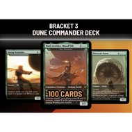 Wurm Tribal MTG Commander Deck, Dune Theme, Custom Full Art EDH Deck