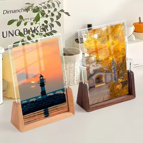 Walnut/Beech Photo Frame 10X15 15X20 20X25cm Home Decoration Wood Pictures Frame For Party Home Deco