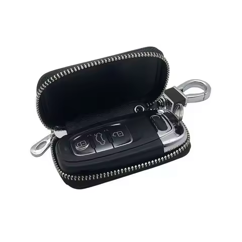 Leather Car Key Case Key Full Cover for Audi A3 8P 8V A4 B8 B6 B7 B9 B5 A6 C6 C7 C5 Q5 A5 Q7 A1 A7 A