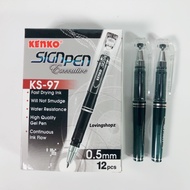 Pulpen Kenko Sign Pen KS-97 0.5 mm KENKO SIGN PEN KS-97 Executive 0.5 mm Pen Gel Tahan Air