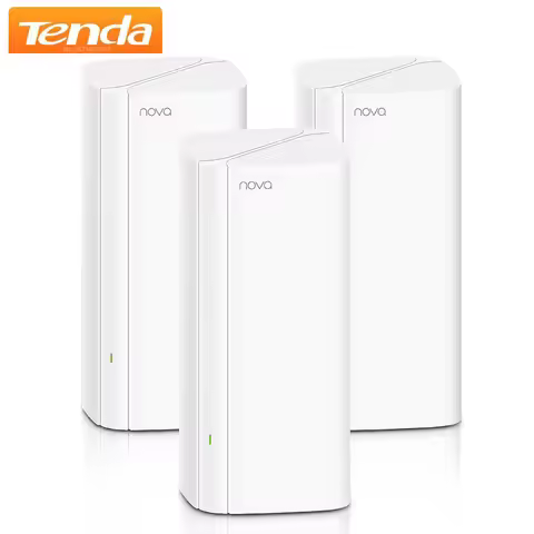 Tenda Nova MX12 AX3000 Mesh Wi-Fi 6 7000sq.ft Coverage 1.7 GHz Quad-Core CPU Dual-Band Gigabit Whole