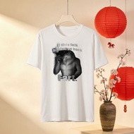 If They Talk Behind Your Back Fart Monkey Meme T Shirt Humor Graphic Tee Unisex Casual Wear