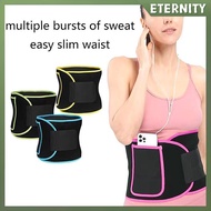 ETERNITY Sweat waist protection belt sports body sculpting belt fitness abdomen elastic abdomen belt