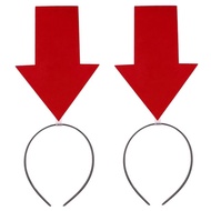 New Arrow Headband Funny Anti-Lost Arrow Headband Cute Symbol Headwear Performance Hair Accessories