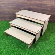 WOOXO 平台展示架 3層組 ㄇ型 桌上型 耐重 DIY 快速拆裝攜帶