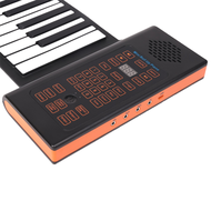 Portable Keyboard Piano Roll Up 88 Keys Electronic Keyboard Flexible Silicone with Rechargeable Batt