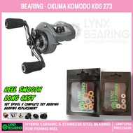 LYNX Bearing Okuma Komodo KDS 273 ceramic/stainless steel bearing/bushing fishing reel replacement