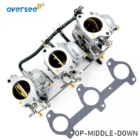 6K5 Carburetor Kit with Gasket For Yamaha Parsun 2T 60HP E60M T60 Outboard Engine 6K5-14301-01 6K5-1