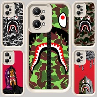 M-4 Bape Shark White Casing for Xiaomi Redmi Note 12 poco F6 F5 X5 14 14T Pro 5G