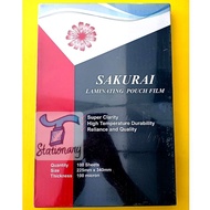 Sakurai F4 Laminating Plastic (22.5x34cm).