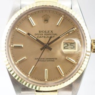 【Rolex勞力士】 稀有!Oyster Perpetual Datejust Combination Ref, 16013  Cal, 3035 自動上鍊