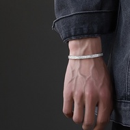 Men Trendy Retro 925 Silver Plated Bracelet